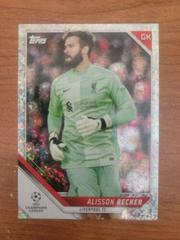 Alisson Becker [Sparkle] #180 Soccer Cards 2021 Topps UEFA Champions League Prices