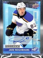 Jake Neighbours [Blue Autograph] #SZ-54 Hockey Cards 2021 Upper Deck Ice Sub Zero Prices