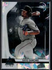 Sixto Sanchez [Black Atomic Refractor] Baseball Cards 2020 Bowman Sterling Prices
