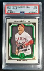 Mike Trout [Green] Baseball Cards 2013 Topps Museum Collection Prices
