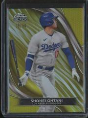 Shohei Ohtani [Gold Refractor] #85 Baseball Cards 2024 Topps Chrome Black Prices