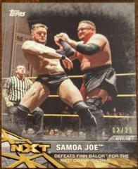 Samoa Joe [Silver] #47 Wrestling Cards 2017 Topps WWE NXT Prices