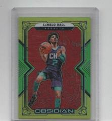 LaMelo Ball [Red Yellow Green Flood] Basketball Cards 2021 Panini Obsidian Prices