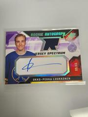 Ukko Pekka Luukkonen [Spectrum] Hockey Cards 2021 SPx Rookie Auto Jersey Prices