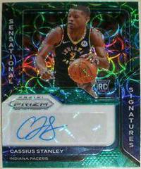 Cassius Stanley [Choice Green Prizm] Basketball Cards 2020 Panini Prizm Sensational Signatures Prices