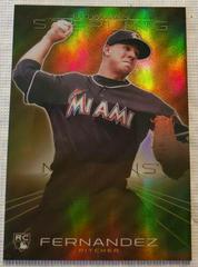 Jose Fernandez [Gold Refractor] #13 Baseball Cards 2013 Bowman Sterling Prices