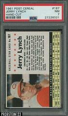 Jerry Lynch [Hand Cut] Baseball Cards 1961 Post Cereal Prices