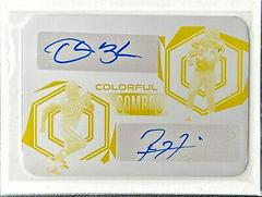 Derrick Brooks, Ray Lewis [Prismatic Yellow] #CC-16 Football Cards 2023 Leaf Vivid Autographs Colorful Combos Prices