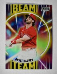 Bryce Harper #BT-2 Baseball Cards 2022 Stadium Club Chrome Beam Team Prices