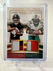 Bijan Robinson / Ricky Williams [Gold] #25 Football Cards 2023 Panini Immaculate Dual Jersey Prices
