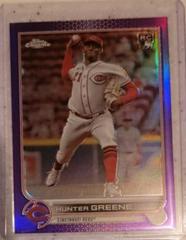 Hunter Greene [Purple] #USC191 Baseball Cards 2022 Topps Chrome Update Prices