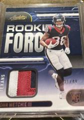 John Metchie III [Gold] #RF-16 Football Cards 2022 Panini Absolute Rookie Force Prices