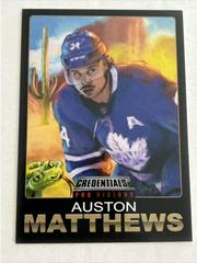 Auston Matthews #3 Hockey Cards 2021 Upper Deck Credentials Pro Visions Prices