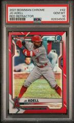 Jo Adell [Red Refractor] #42 Baseball Cards 2021 Bowman Chrome Prices