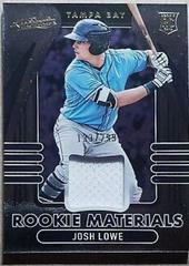Josh Lowe Baseball Cards 2022 Panini Absolute Rookie Materials Prices