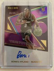 Bones Hyland [Purple] Basketball Cards 2021 Panini Recon True Potential Signatures Prices