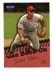 Scott Rolen #11 Baseball Cards 1999 Ultra the Book on Prices