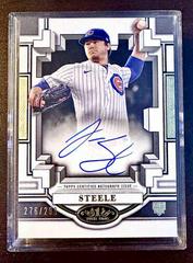 Justin Steele [Silver Ink] #BOA-JS Baseball Cards 2023 Topps Tier One Break Out Autographs Prices