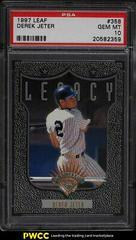 Derek Jeter #358 Baseball Cards 1997 Leaf Prices