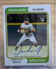 Jordan Diaz #ROA-JDZ Baseball Cards 2023 Topps Heritage Real One Autographs Prices