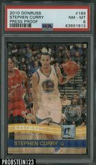 Stephen Curry [Press Proof] Basketball Cards 2010 Donruss Prices