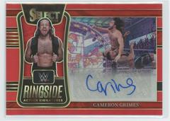 Cameron Grimes [Red Prizm] #RA-CGR Wrestling Cards 2022 Panini Select WWE Ringside Action Signatures Prices
