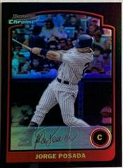 Jorge Posada #10 Baseball Cards 2003 Bowman Chrome Prices