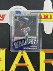 Jackson Chourio #W6 Baseball Cards 2023 Panini Donruss Whammy Prices