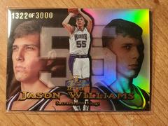 Jason Williams [Row 1] #55 Basketball Cards 1998 Flair Showcase Prices