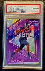 Breece Hall [Cracked Ice] #17 Football Cards 2022 Panini Chronicles Draft Picks Recon Prices