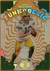 Aaron Rodgers [Emerald] Football Cards 2022 Panini Illusions Funkadelic Prices