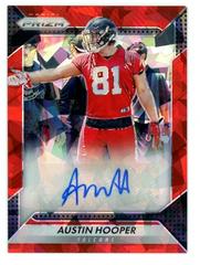 Austin Hooper [Red Crystals] #RA-AHP Football Cards 2016 Panini Prizm Rookie Autograph Prices