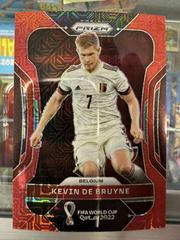 Kevin De Bruyne [Red Mojo] Soccer Cards 2022 Panini Prizm World Cup Prices