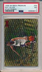 Ray Allen Star Rubies #92 Basketball Cards 1998 Skybox Premium Prices