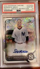 Roderick Arias [X] #CPA-RA Baseball Cards 2022 Bowman Chrome Prospect Autographs Prices