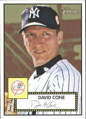 David Cone #15 Baseball Cards 2001 Topps Heritage Prices