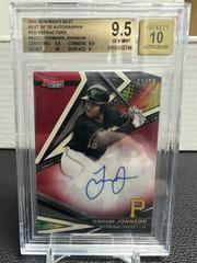 Termarr Johnson [Red] #B22-TJ Baseball Cards 2022 Bowman's Best of Autographs Prices