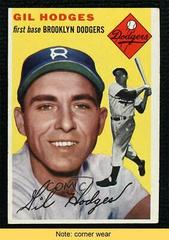 Gil Hodges Baseball Cards 1954 Topps Prices