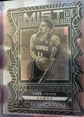 Trae Young #1 Basketball Cards 2022 Panini Obsidian Mist Prices