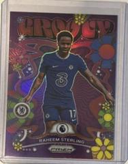 Raheem Sterling #15 Soccer Cards 2022 Panini Prizm Premier League Groovy Prices