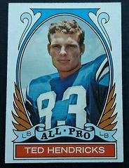 Ted Hendricks [All Pro] #281 Football Cards 1972 Topps Prices