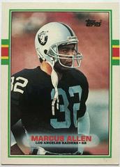 Marcus Allen Football Cards 1989 Topps Prices