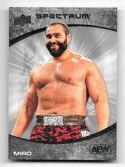 Miro Wrestling Cards 2021 Upper Deck AEW Spectrum Prices