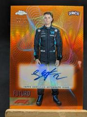 Logan Sargeant [Orange Refractor Autograph] #FT-LS Racing Cards 2023 Topps Chrome Formula 1 Futuro Prices