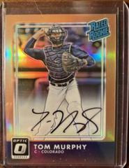 Tom Murphy [Orange] #RR-TM Baseball Cards 2016 Panini Donruss Optic Rated Rookies Signatures Prices