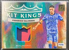 Federico Valverde [Gold] Soccer Cards 2022 Panini Donruss Kit Kings Prices