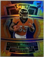 Javonte Williams [Tie Dye] #RS-19 Football Cards 2021 Panini Select Rookie Selections Prices
