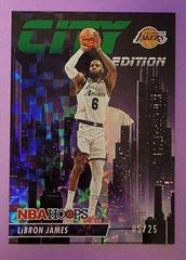 LeBron James [Hyper Green] #5 Basketball Cards 2023 Panini Hoops City Edition Prices