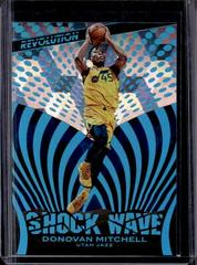 Donovan Mitchell [Cubic] Basketball Cards 2018 Panini Revolution Shock Wave Prices
