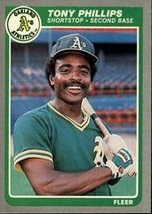Tony Phillips #433 Baseball Cards 1985 Fleer Prices